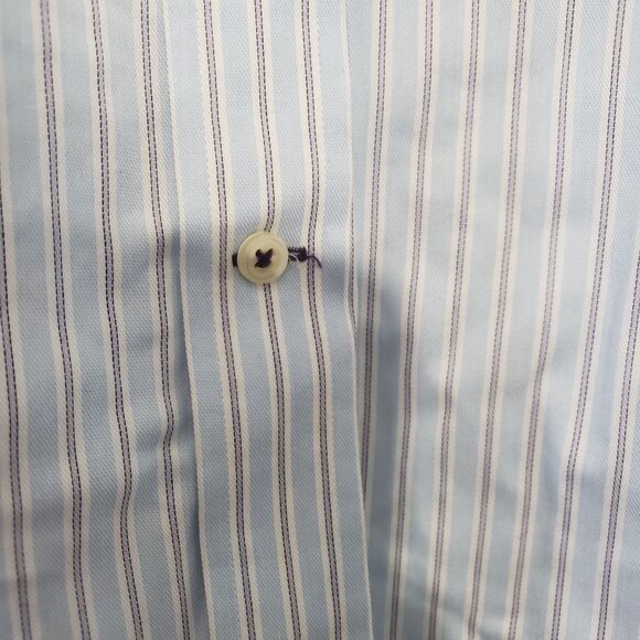 The Mens Store Bloomingdales Non Iron Button Down Dress Shirt Size 32/33 Office - Picture 3 of 7